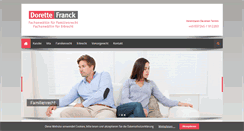 Desktop Screenshot of kanzlei-franck.de