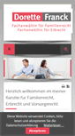 Mobile Screenshot of kanzlei-franck.de